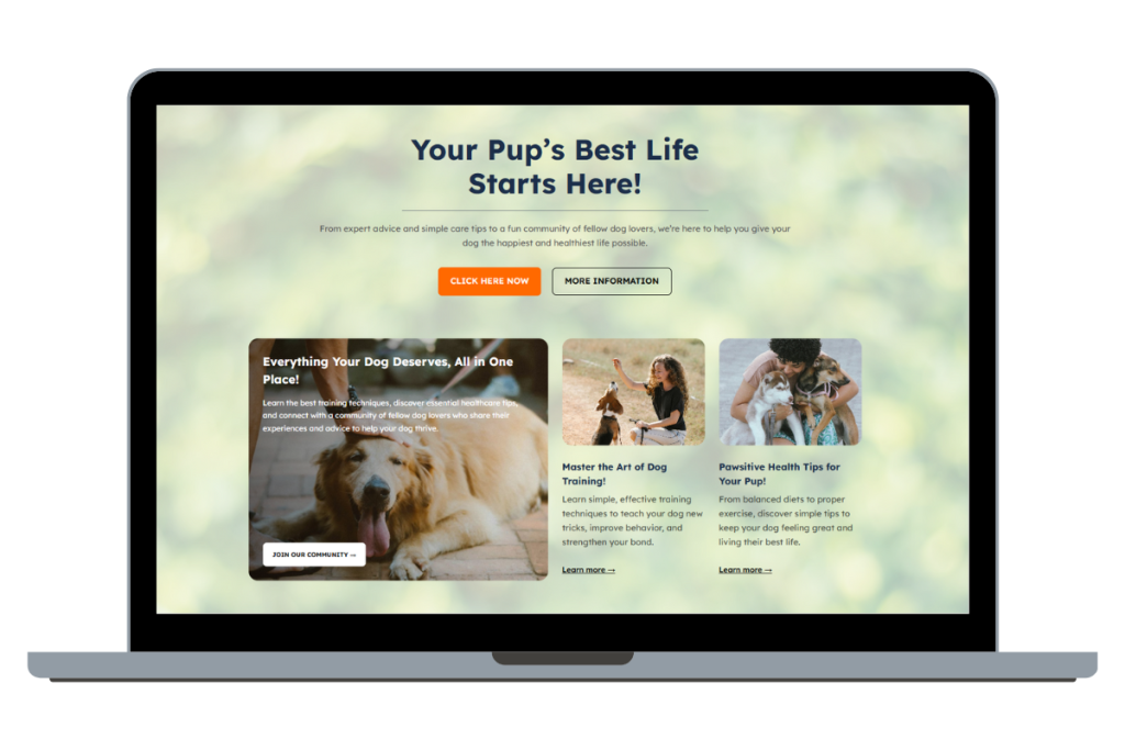 dog website